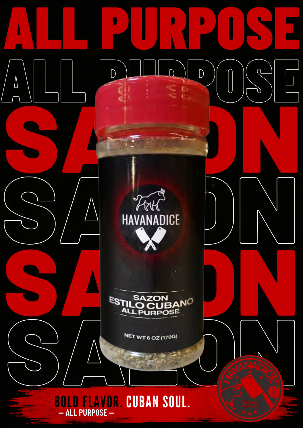 Sazon Estilo Cubano- 6oz